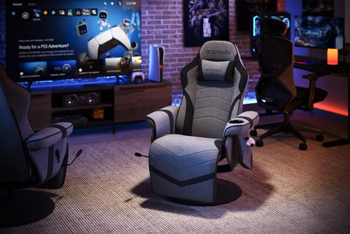 Ergonomic Gaming Recliner Chair with Footrest