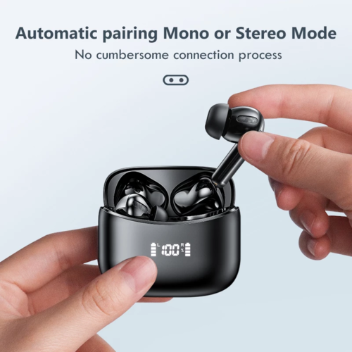 Waterproof Bluetooth Earbuds with Charging Case