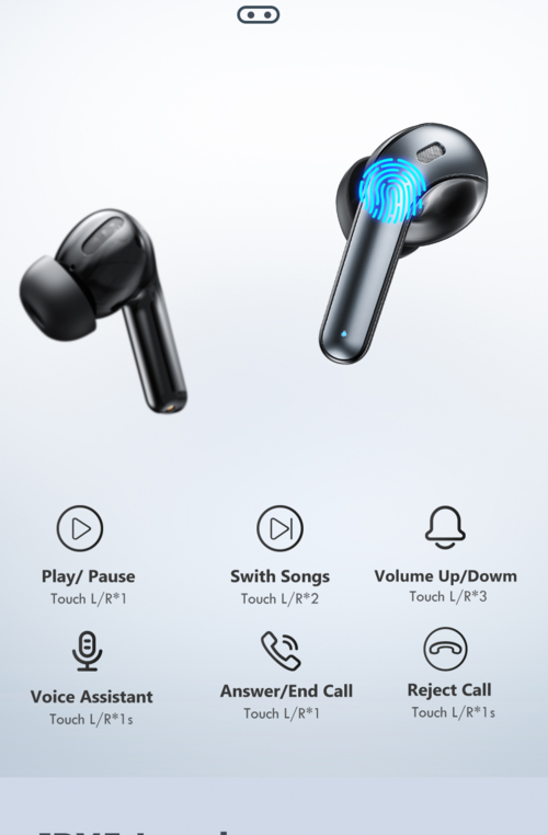 Waterproof Bluetooth Earbuds with Charging Case